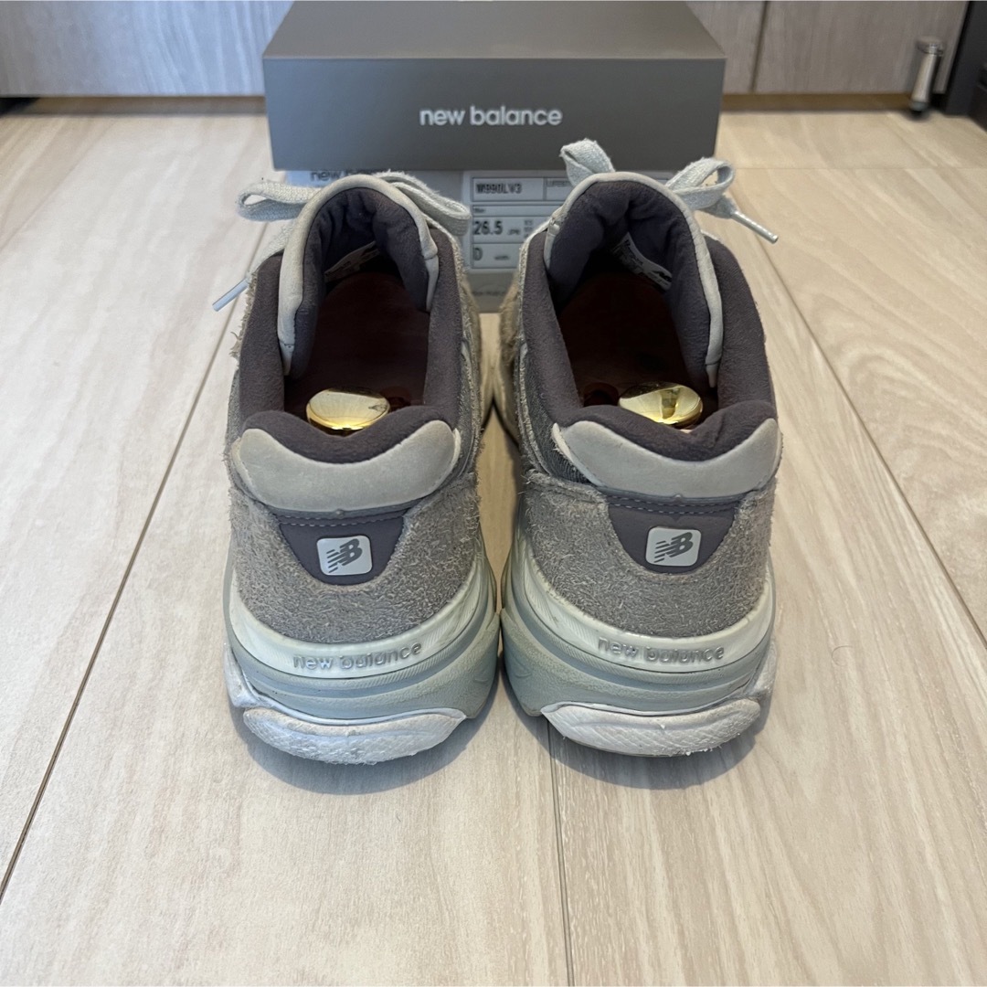 Levi's × New Balance 990 v3 グレー 26.5cm