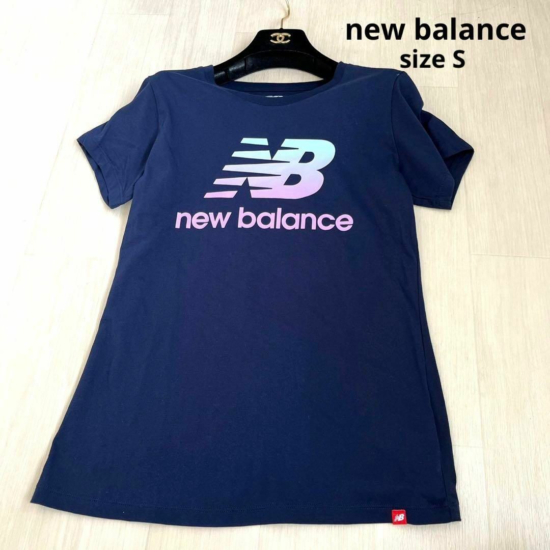 New Balance(ニューバランス)のnew balance ニューバランス　トップス　Sサイズ　スポーツ用品　半袖 レディースのトップス(Tシャツ(半袖/袖なし))の商品写真