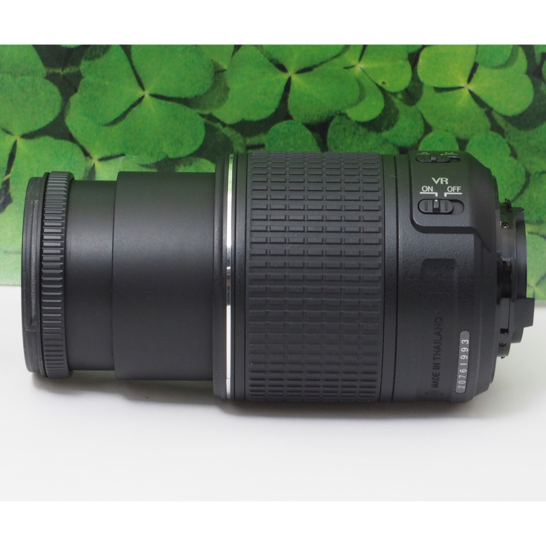 Nikon(ニコン)の【美品】ニコン55-200mm VRII望遠レンズ⭐️スポーツ・イベントで大活躍 スマホ/家電/カメラのカメラ(レンズ(ズーム))の商品写真