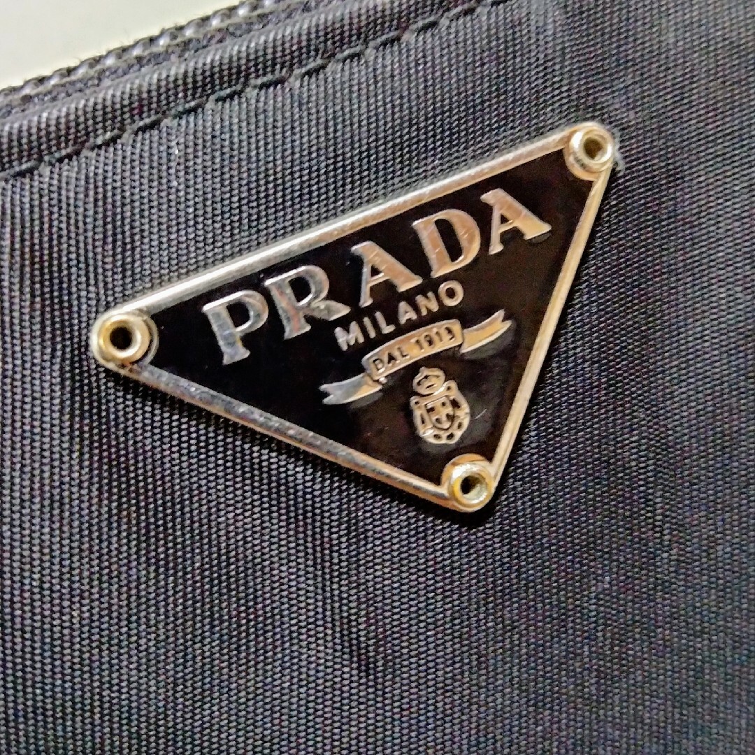 美品 PRADA プラダ ラウンドジップ 三角ロゴ 長財布 ユニセックス
