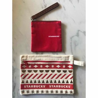 スターバックス(Starbucks)のスタバポーチ2種セット(ポーチ)