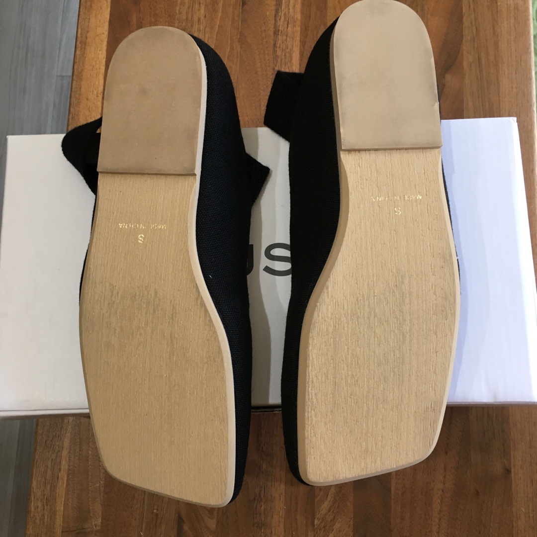 moussy(マウジー)のM_ 【M_】SQUARE TOE FLAT シューズ レディースの靴/シューズ(バレエシューズ)の商品写真