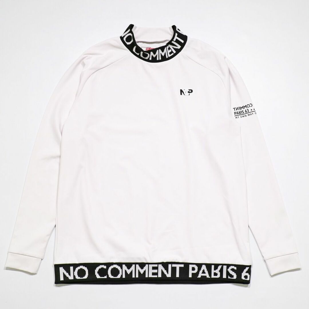 新品☆☆ NO COMMENT PARIS モックネック 長袖 Tシャツ