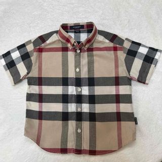 バーバリー(BURBERRY)のBurberry  100㎝　チェックシャツ(Tシャツ/カットソー)