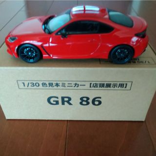 トヨタ - トヨタ GR86 1/30 ミニカー 新品 非売品 スパークレッドの ...