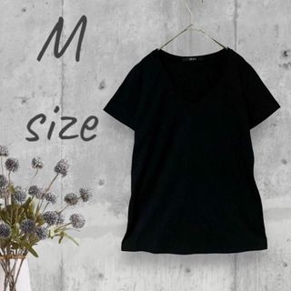 ビッキー(VICKY)の【VICKY】ビッキー　Tシャツ　トップス　半袖　Vネック　無地　春夏　定番(Tシャツ(半袖/袖なし))