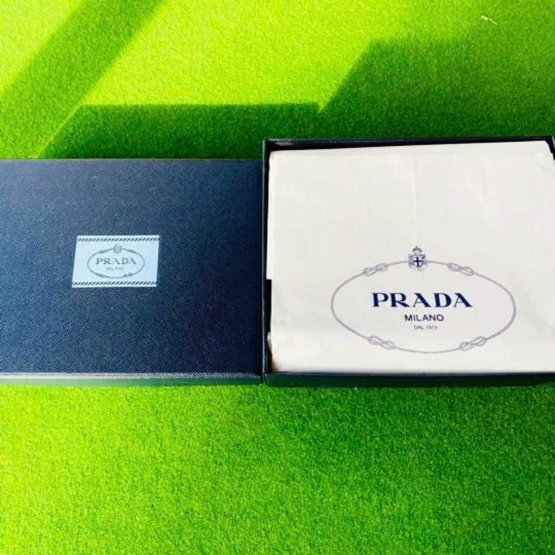 【新品未使用】 PRADA（プラダ）◆ウール ×カシミアマフラー