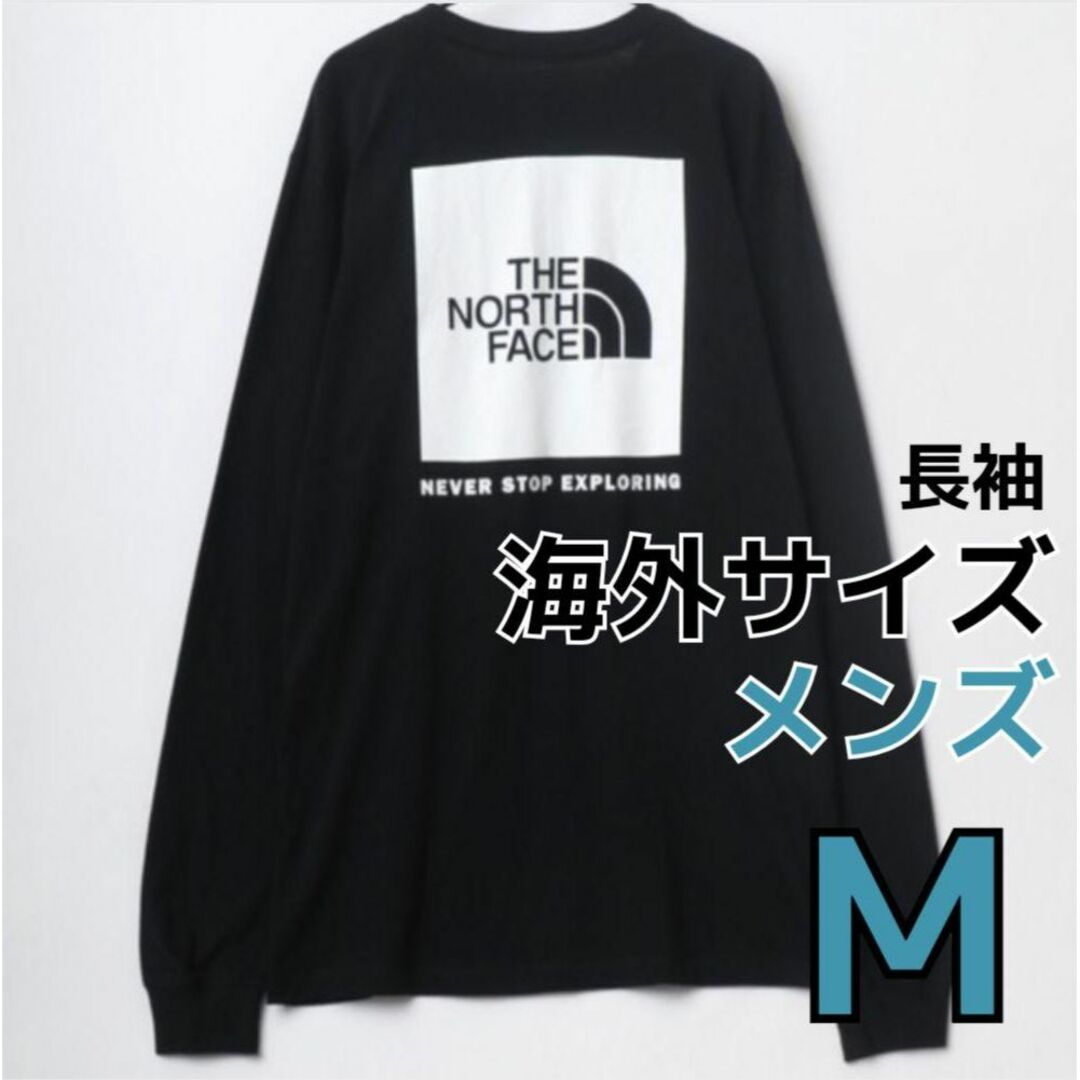 新品&タグ付き⚡【THE NORTH FACE】ロンT　長袖　Tシャツ　黒M