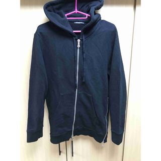 本物 美品 バルマンオム アニマルレオーパード 切替 ZIP UP パーカー S