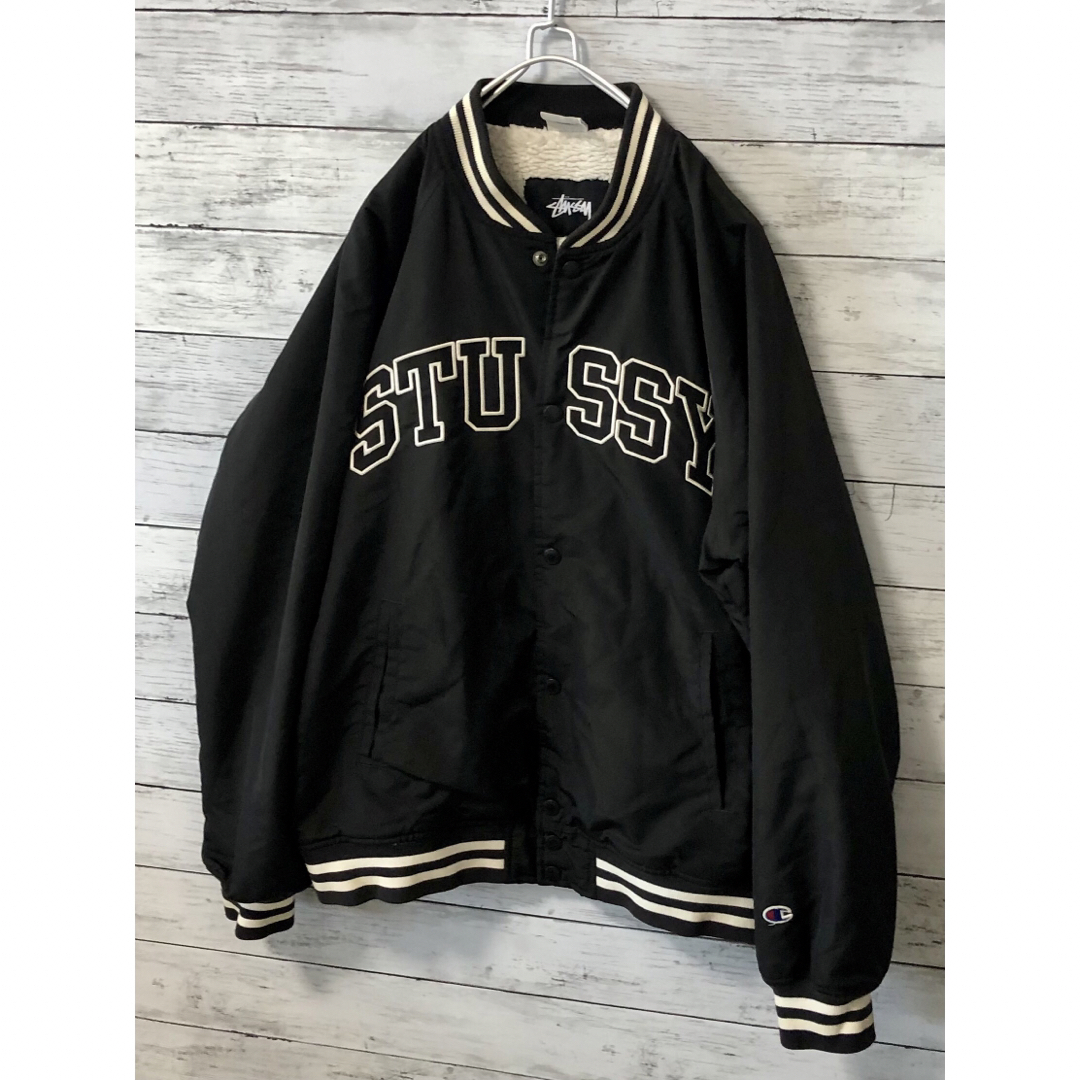 【希少】stussy champion ステューシー　チャンピオン　スタジャン