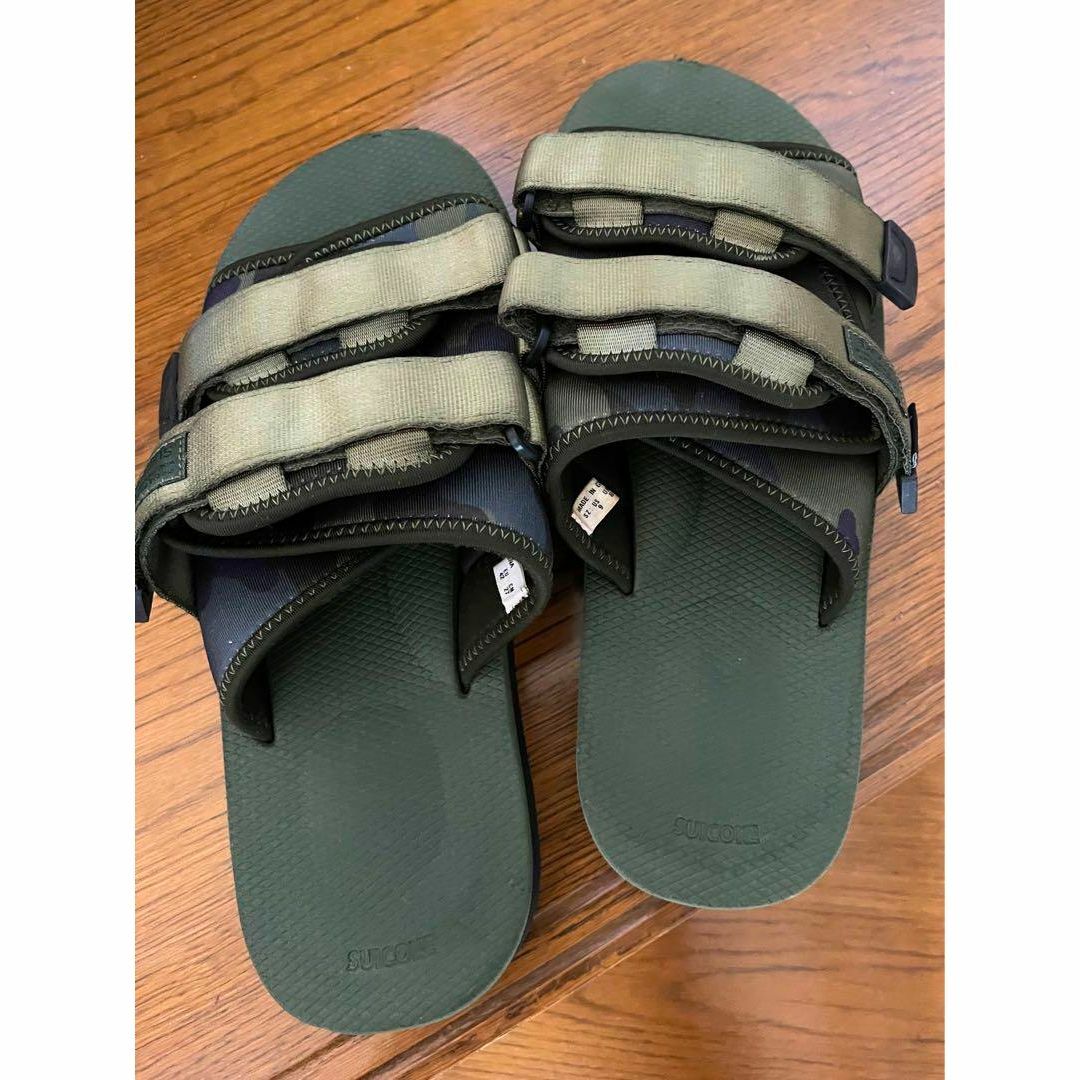 SUICOKE × stussy ステューシー サンダル オリーブ迷彩 28cm