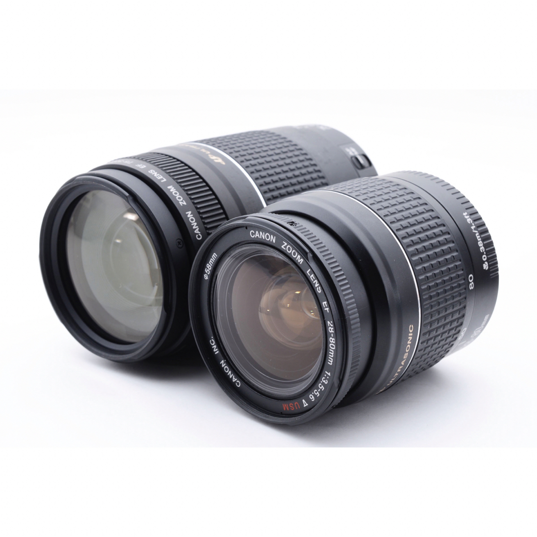 Canon(キヤノン)のキャノン Canon EOS 5D Mark IV 標準&望遠ダブルレンズセット スマホ/家電/カメラのカメラ(デジタル一眼)の商品写真