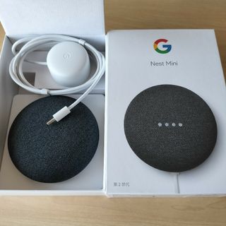 グーグル(Google)のGOOGLE NEST MINI 第二世代 グレー(スピーカー)