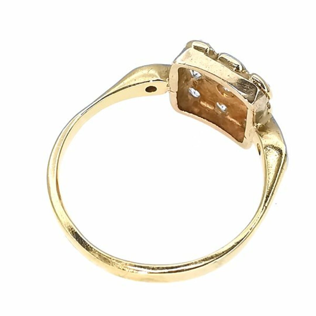 K18 ダイヤモンド アンティーク リング レディースのアクセサリー(リング(指輪))の商品写真