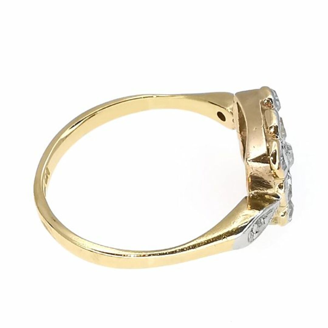 K18 ダイヤモンド アンティーク リング レディースのアクセサリー(リング(指輪))の商品写真