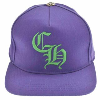 新品未使用 CHROME HEARTS CHベースボールキャップ パープル