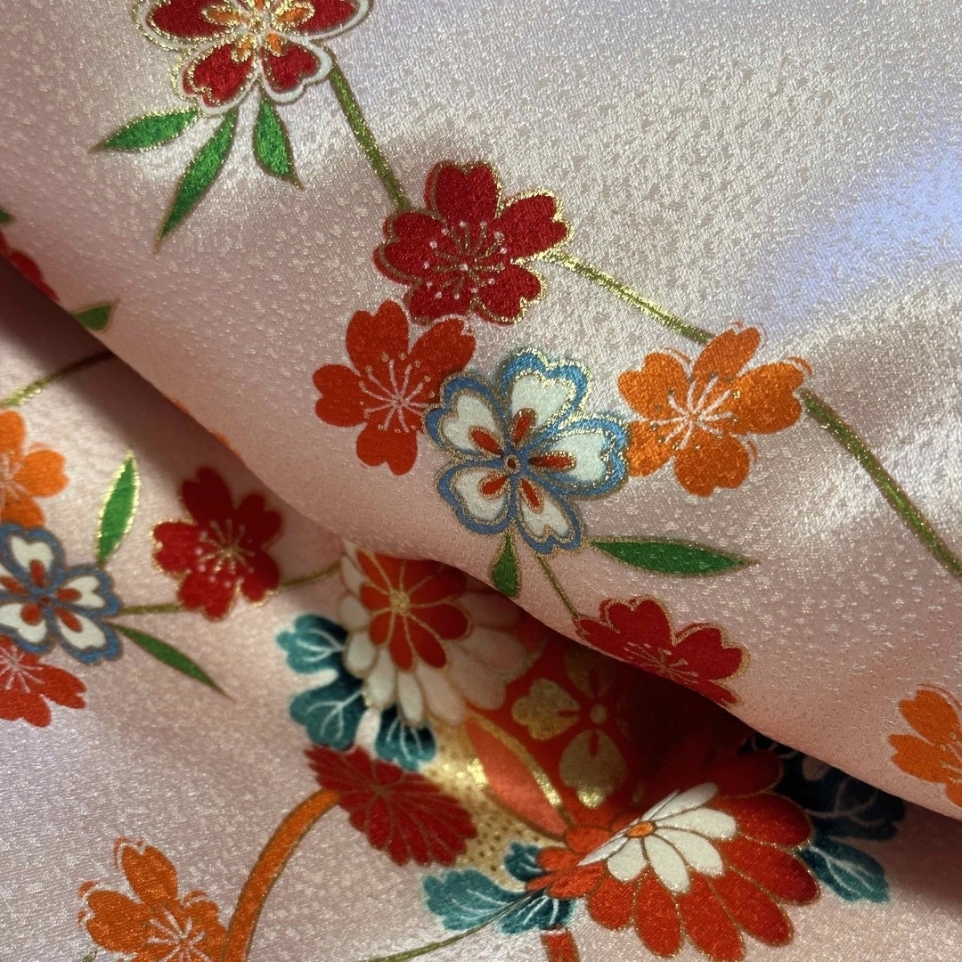 美品 七五三 3歳 被布とお着物セット