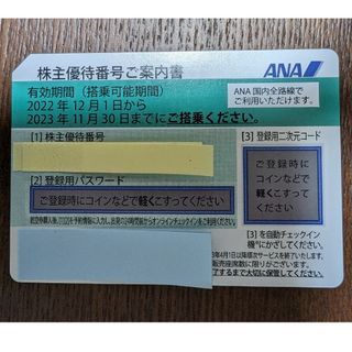 ANA 株主優待券 1枚(航空券)