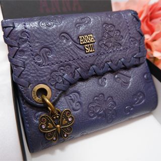 美品✨ANNA SUI　ミニボストン　ウォールデコ　バタフライ　チャーム