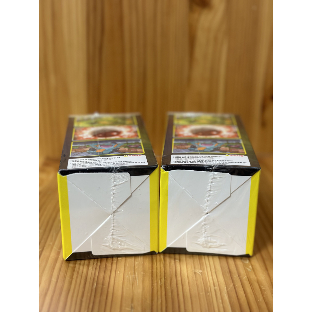 韓国版ポケモンカード未開封ボックス シュリンク包装 2BOX setの通販 ...