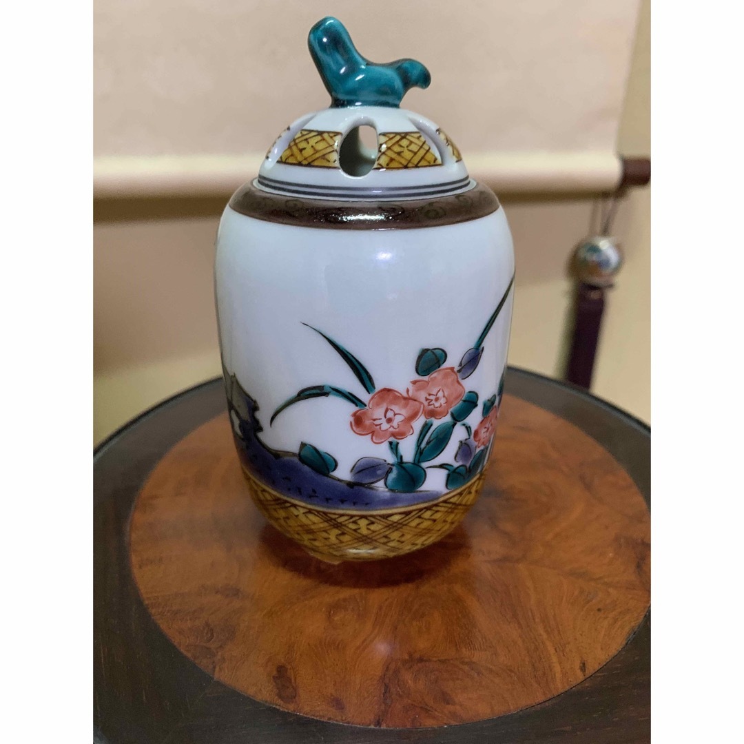 新品未使用) 九谷焼 旭山窯 香炉1点 染付山水 - インテリア小物 新品未使用) 九谷焼 旭山窯 香炉1点 染付山水 - インテリア小物