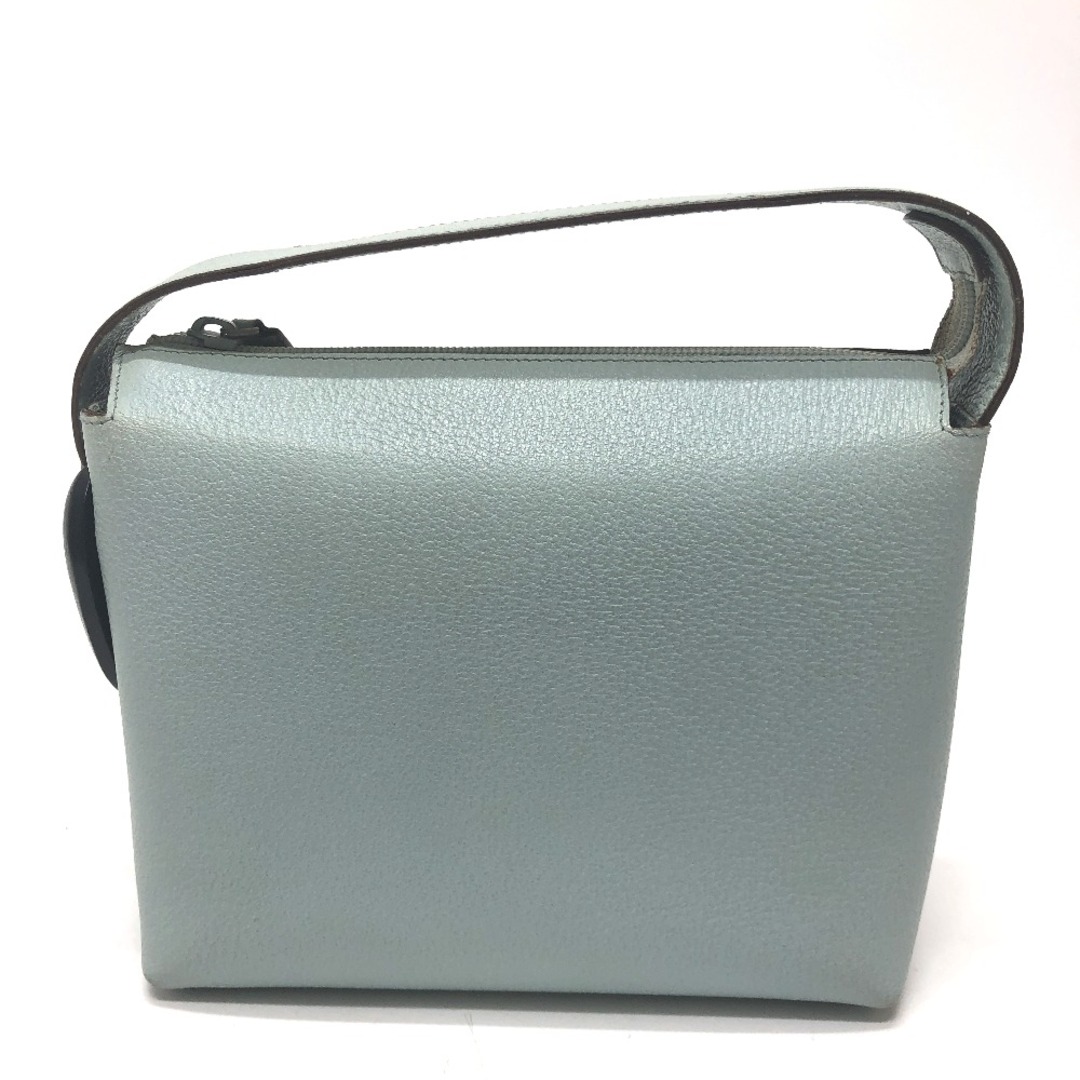 Gucci - グッチ GUCCI ロゴ カバン ハンドバッグ レザー ライトブルー