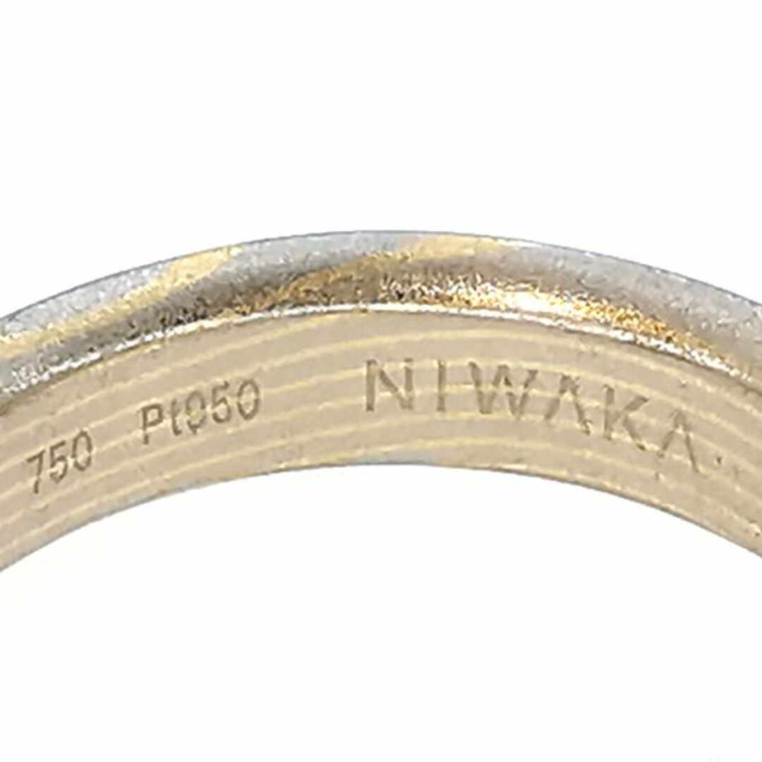 ニワカ 750 Pt950 リング 一路 ICHIRO #6.5 定価19万-itesil.org