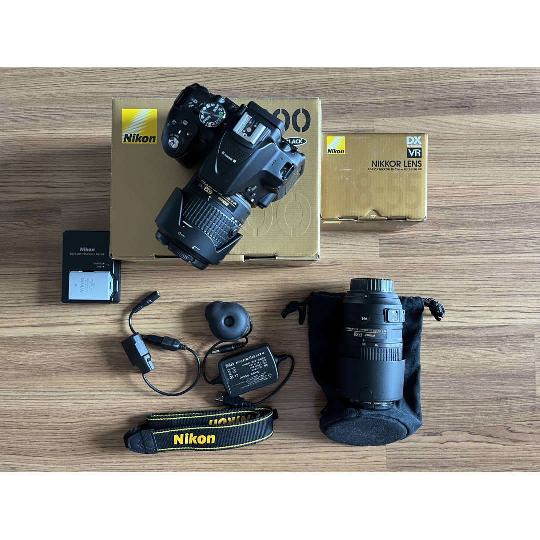 Nikon D5300 レンズ2本 外部電力入力機器