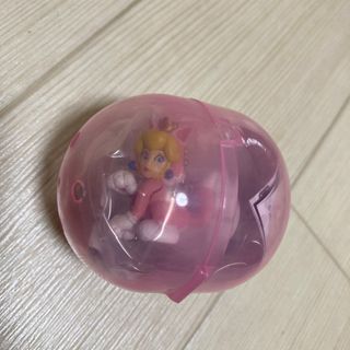 ニンテンドウ(任天堂)のマリオ　ネコピーチ　ピーチ姫　ガチャ　ガチャガチャ　キーホルダー　新品　未開封(キャラクターグッズ)