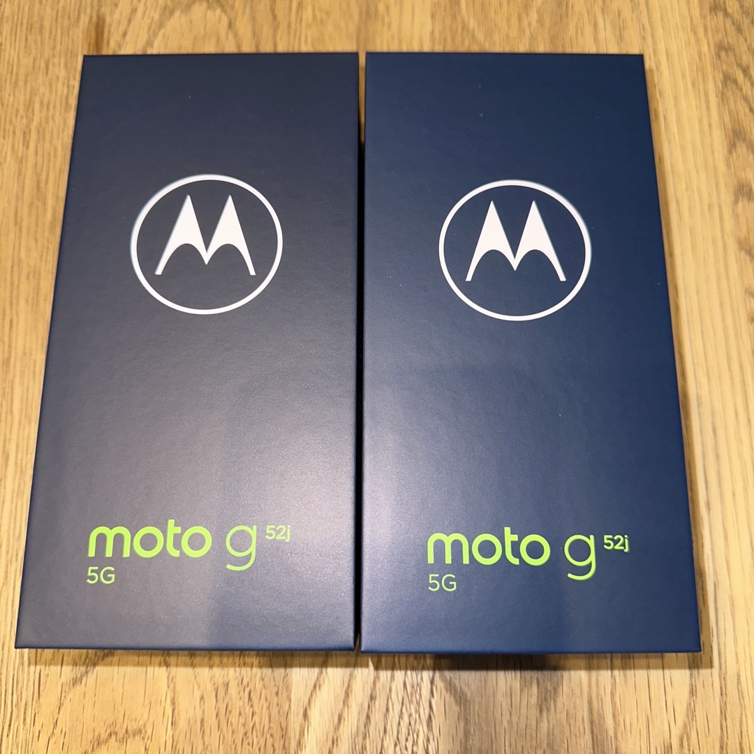 【新品未開封】motorola moto g52j 5G Ⅱ 白黒　2個セット | フリマアプリ ラクマ