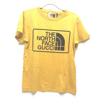 グッチ(Gucci)のグッチ GUCCI THE NORTH FACE コラボ 616036 半袖Ｔシャツ コットン マスタード イエロー 未使用(Tシャツ(半袖/袖なし))