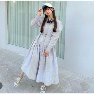 moussy - BELTED PLEATS DRESSの通販 by ほにょ's shop｜マウジーなら ...