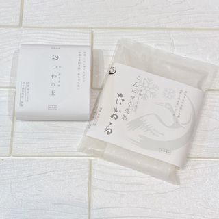 お肌に優しいコンニャクでできた【つやの玉とたおる】のセット(洗顔ネット/泡立て小物)