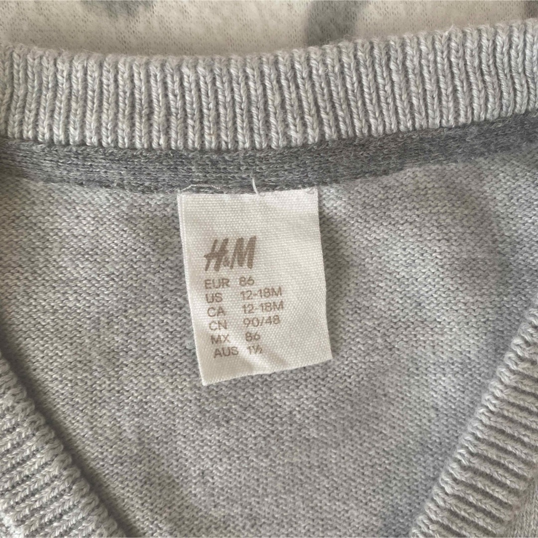 H&M(エイチアンドエム)のH＆M カーディガン 90サイズ まとめ売り キッズ/ベビー/マタニティのキッズ服男の子用(90cm~)(カーディガン)の商品写真