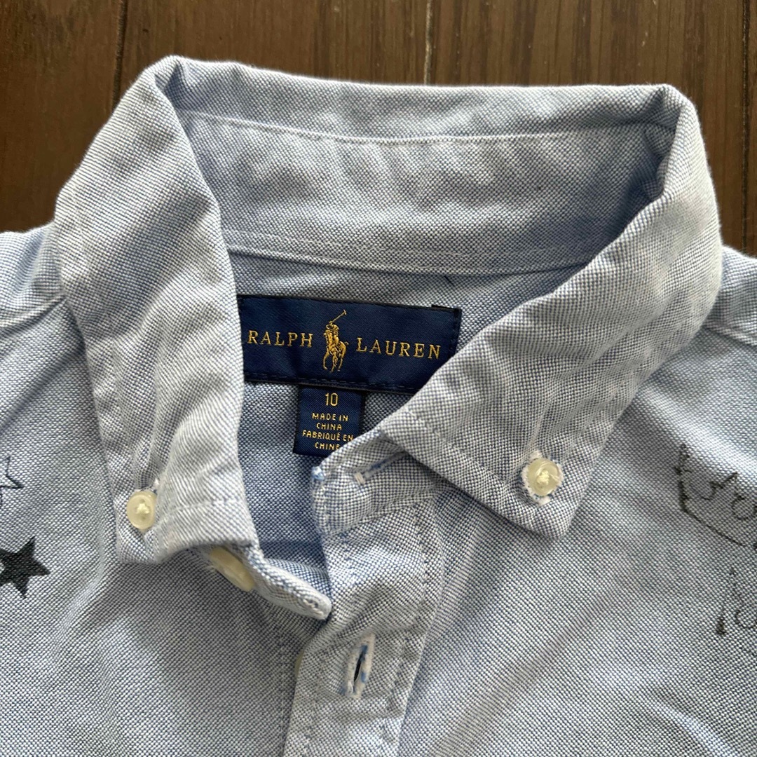 Ralph Lauren(ラルフローレン)のラルフローレン　キッズ　デニムワンピース　140 キッズ/ベビー/マタニティのキッズ服女の子用(90cm~)(ワンピース)の商品写真