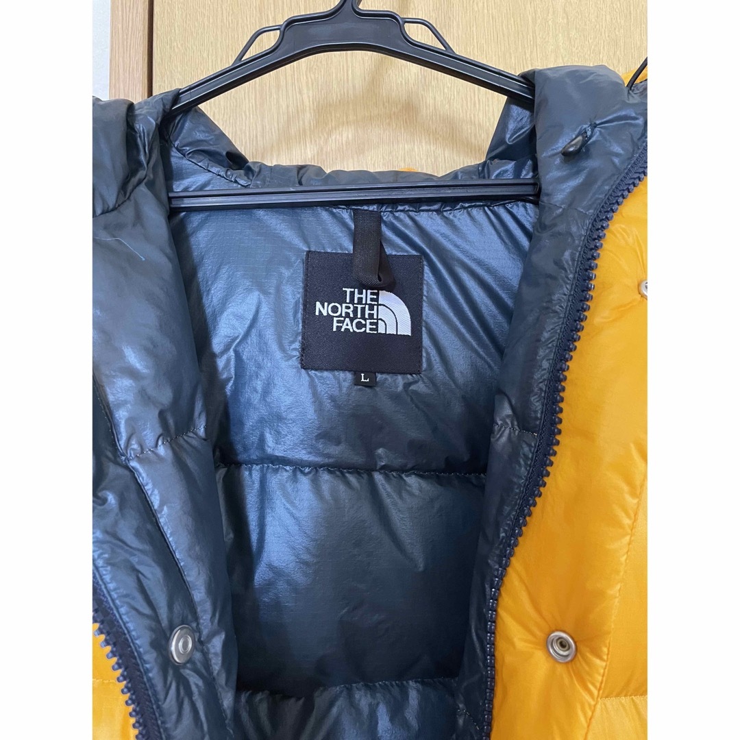 THE NORTH FACE ダウン　イエロー　黄色　yellow