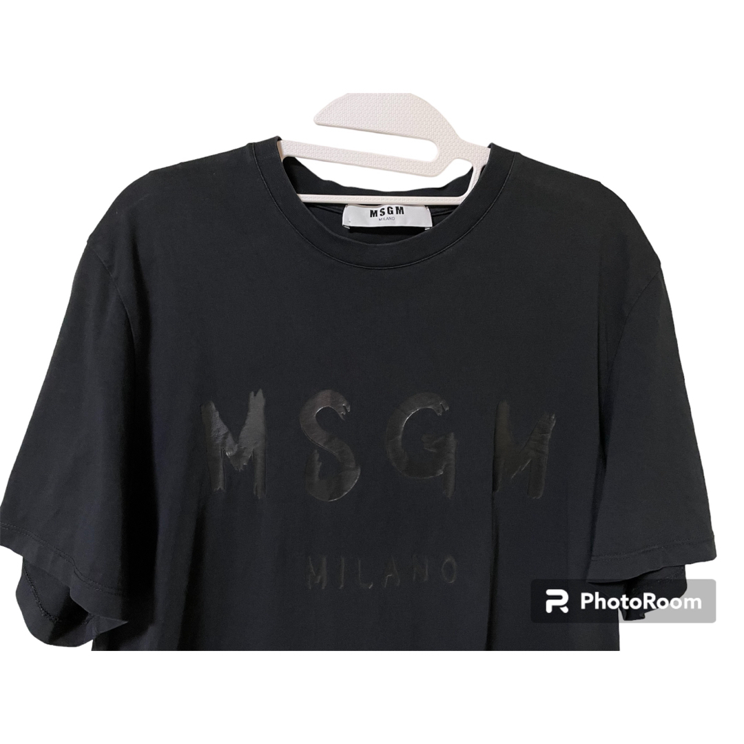 MSGM   Tシャツ　ブラック　メンズ