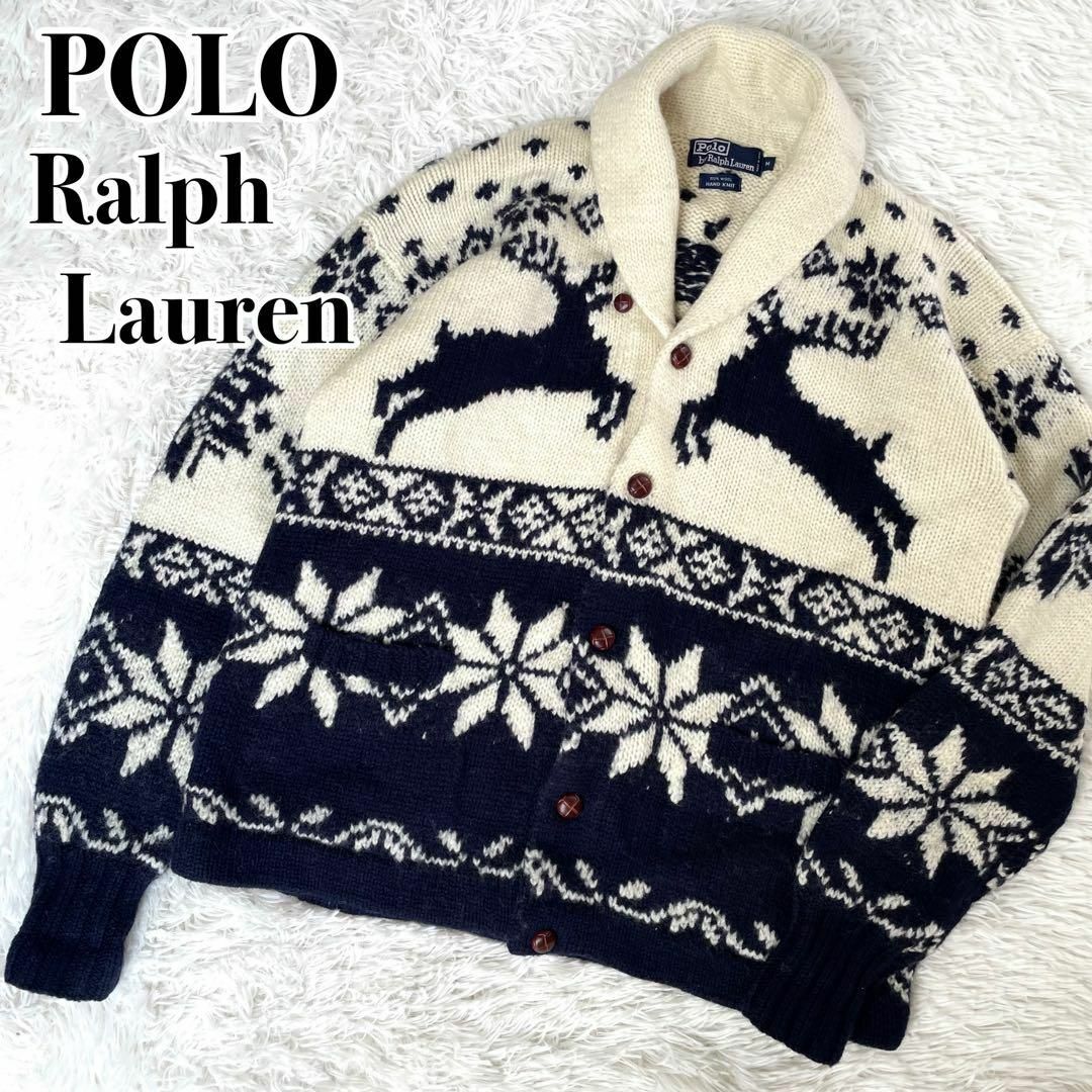 『POLO by Ralph Lauren』カウチン ニット トナカイ | フリマアプリ ラクマ