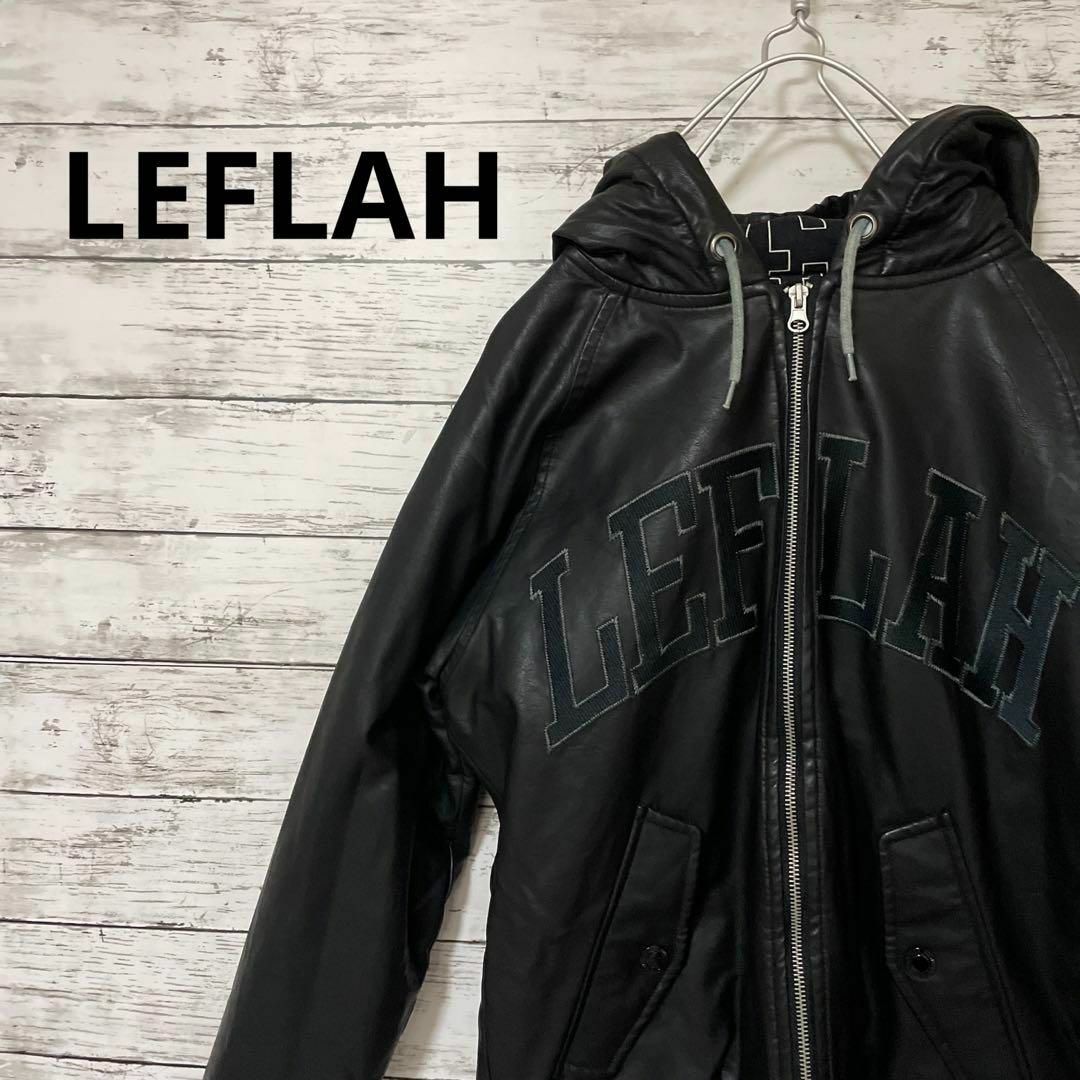 シンセティックレザースタジャン LEFLAH レフラー-