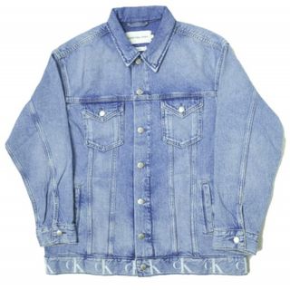 Calvin klein Jeans カルバンクラインジーンズ 22SS DAD DENIM JACKET タイガー刺繍 デニムジャケット J319942 M Dk.Indigo Gジャン 3rd アウター【新古品】【Calvin klein Jeans】