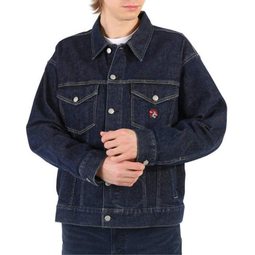 Calvin klein Jeans カルバンクラインジーンズ 22SS DAD DENIM JACKET タイガー刺繍 デニムジャケット J319942 M Dk.Indigo Gジャン 3rd アウター【新古品】【Calvin klein Jeans】