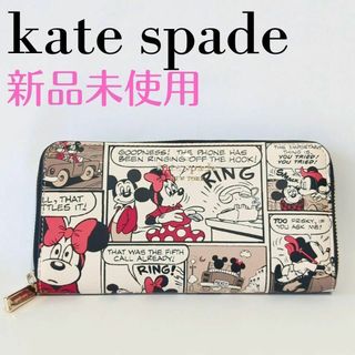 ディズニー(Disney)の❤新品未使用❤ケイトスペード　disney　mickey&minnie❤長財布(財布)