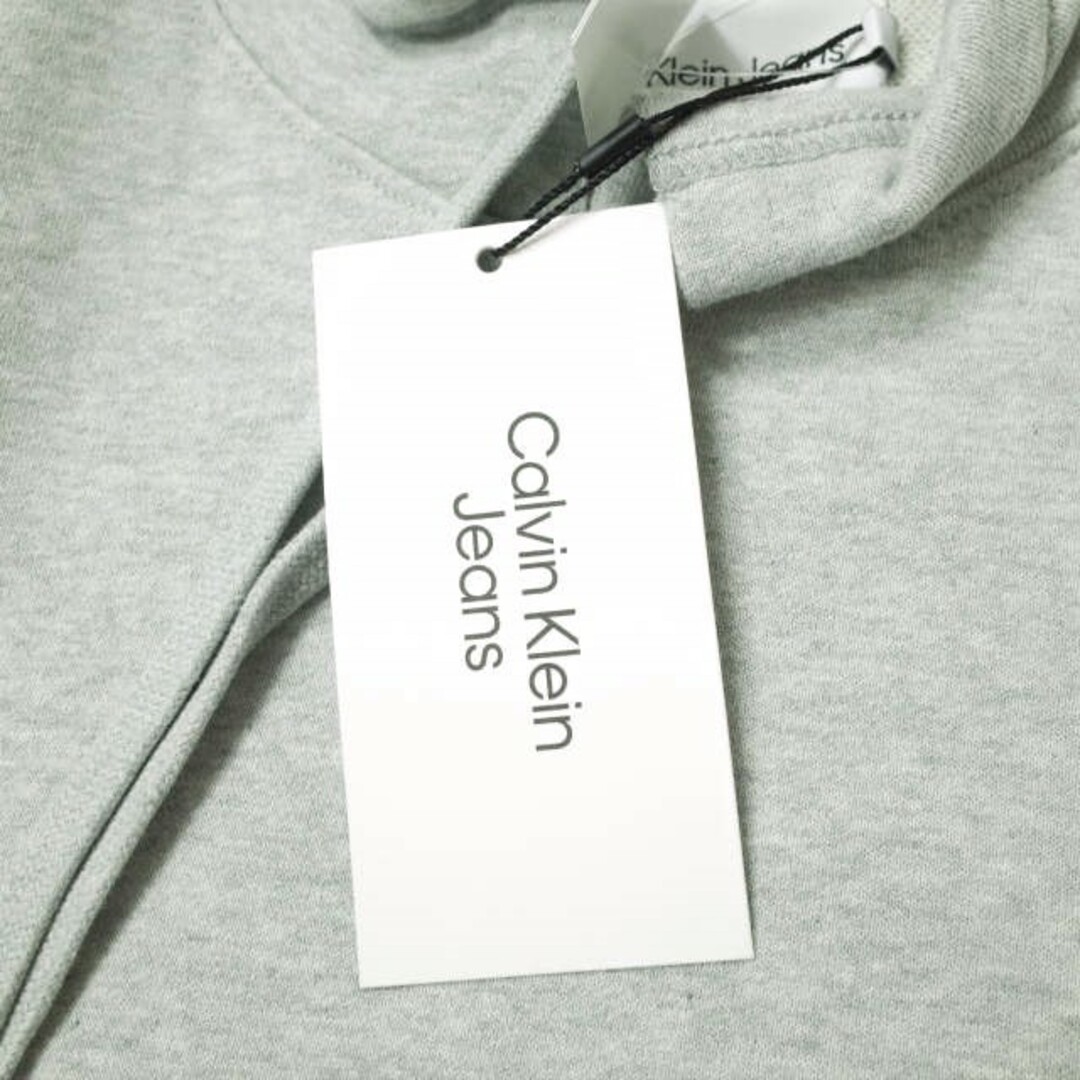 Calvin klein Jeans カルバンクラインジーンズ Two-Tone Monogram Logo Funnel Neck Sweatshirt モノグラムロゴ ハイネックスウェット J319704 M Gray トレーナー プルオーバー トップス【新古品】【Calvin klein Jeans】 3