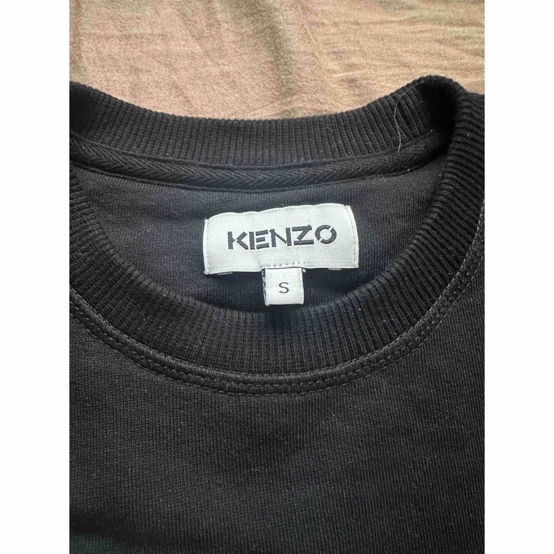 KENZO(ケンゾー)の美品　ケンゾー　KENZO スウェットトレーナー　タイガー　刺繍　黒 メンズのトップス(スウェット)の商品写真
