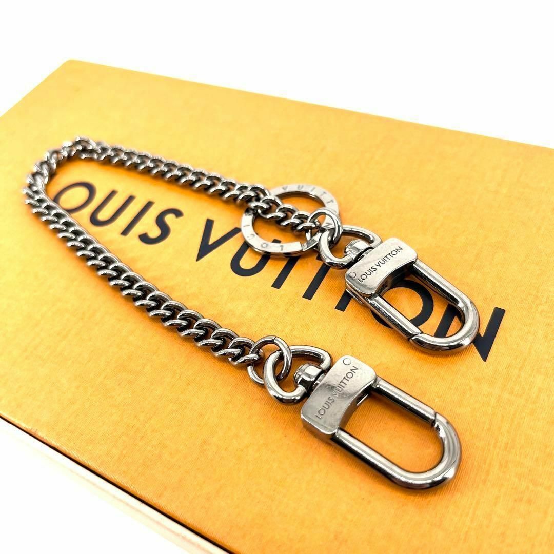 ルイヴィトン LOUIS  VUITTON ウォレットチェーン シルバー