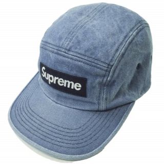 18aw Supreme Washed Camp Cap Denim 正規品