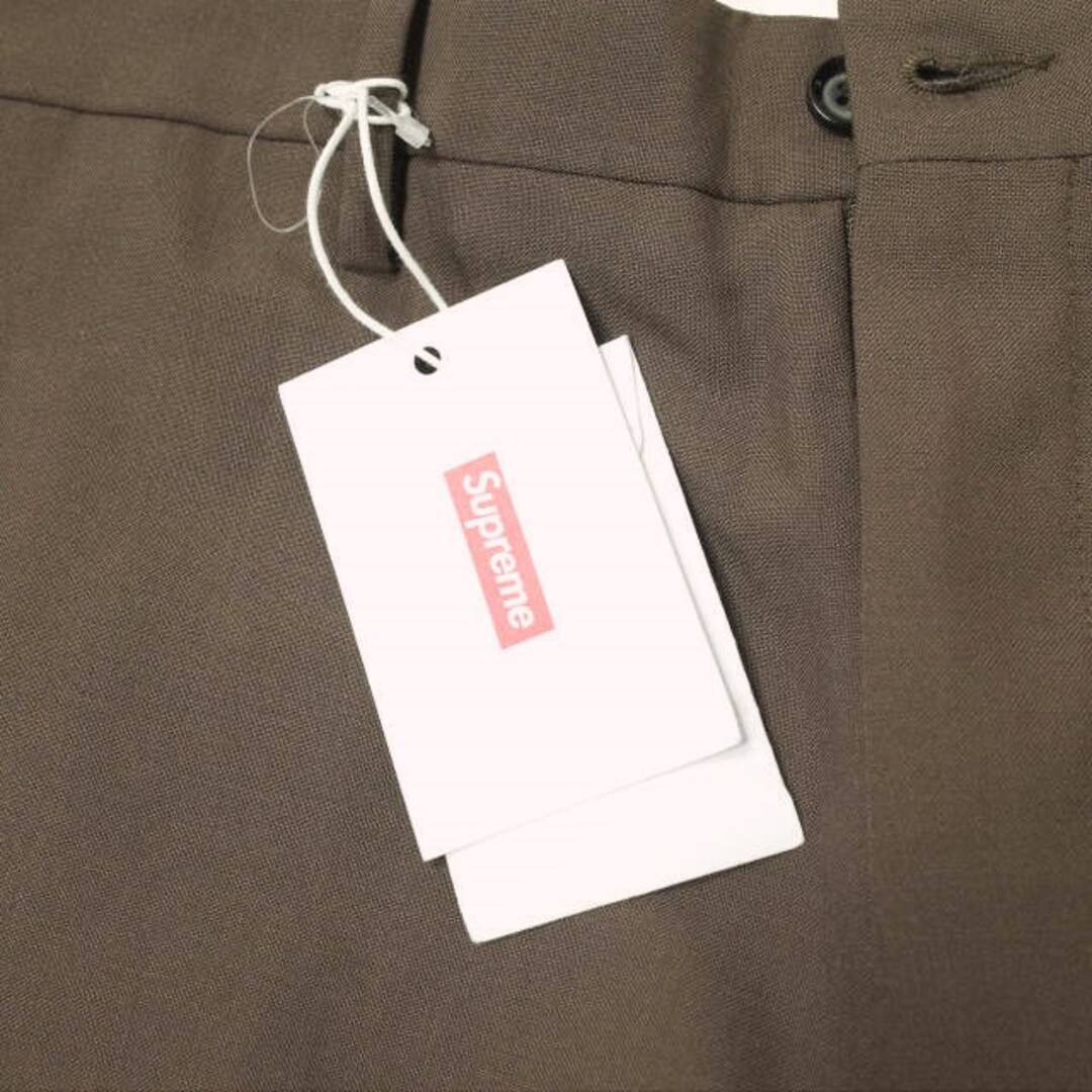 SUPREME シュプリーム 23SS Wool Trouser Short ウールトラウザーショーツ 32 Brown WEEK9 スラックス ショートパンツ ボトムス【新古品】【SUPREME】