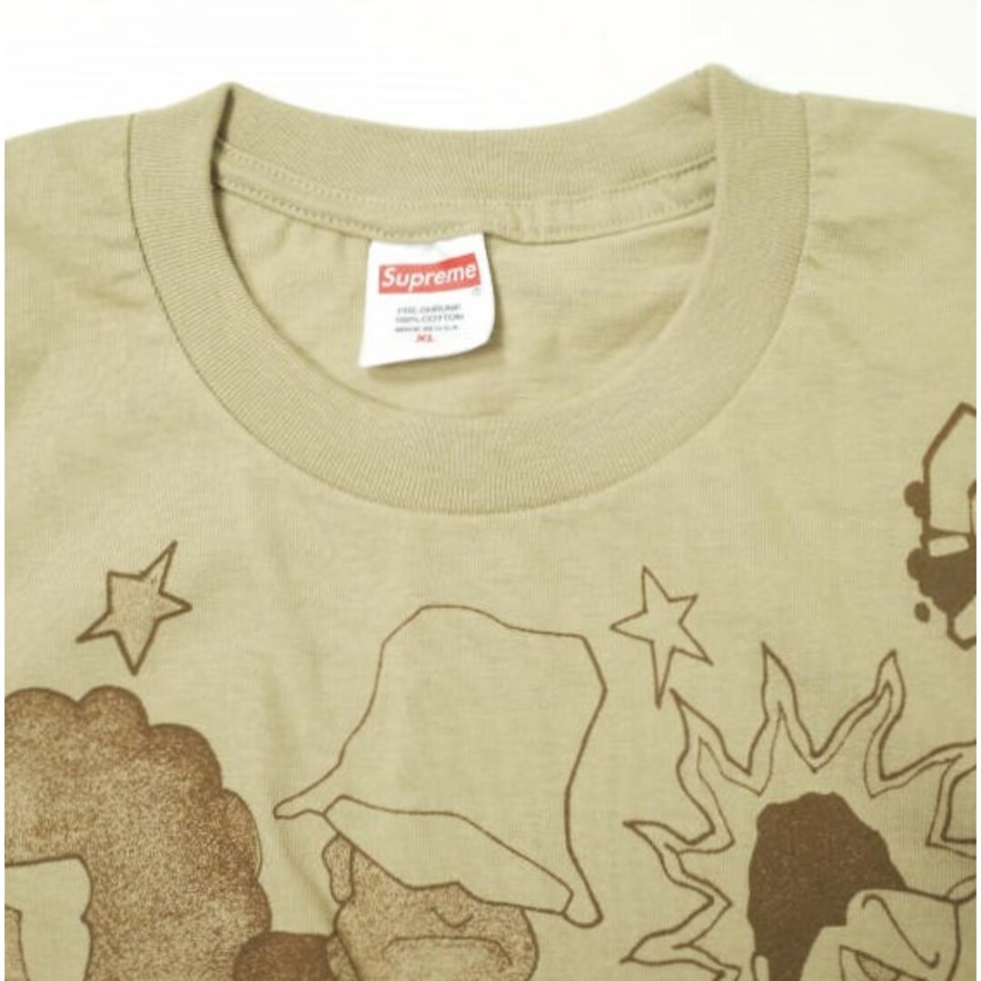 SUPREME シュプリーム 23AW アメリカ製 Downtown Tee ダウンタウンTシャツ XL Khaki 半袖 WEEK1 MADE IN  USA トップス【新古品】【中古】【SUPREME】