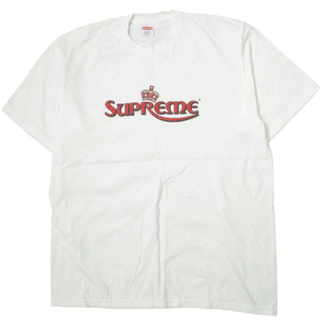 約605cm袖丈SUPREME シュプリーム 23SS アメリカ製 Crown Tee クラウンTシャツ XL WHITE 半袖 WEEK18 MADE IN USA トップス【SUPREME】