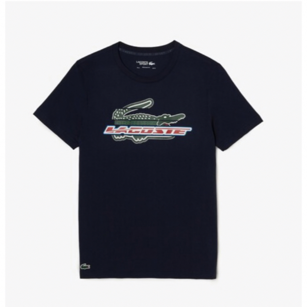 LACOSTE(ラコステ)の★新品★ラコステ ミックスグラフィック ウルトラドライTシャツ ネイビー /3 メンズのトップス(Tシャツ/カットソー(半袖/袖なし))の商品写真